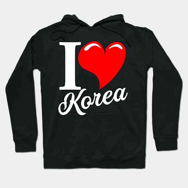 I love Korea Hoodie by Mila46